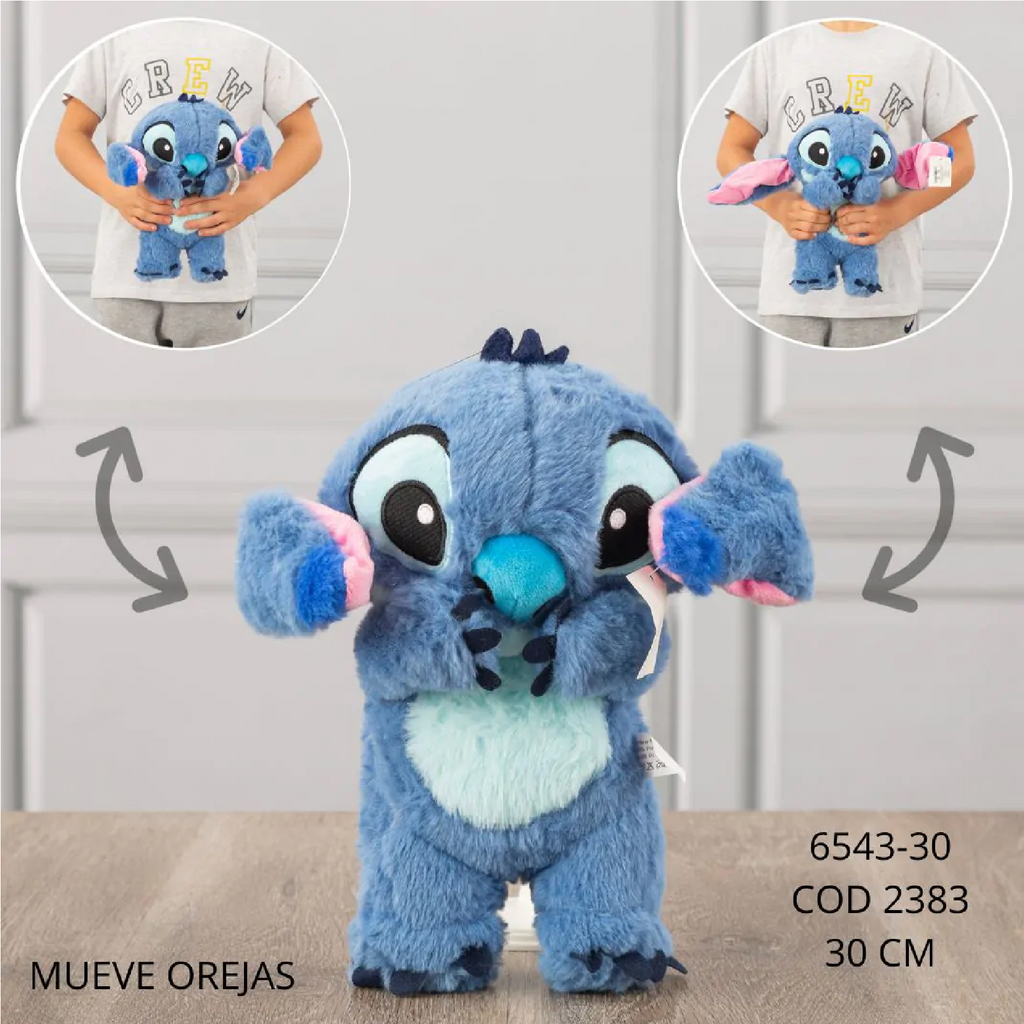 Stitch Peluche Respira y se mueve